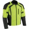 Milwaukee Leather gepanzerte Mesh-Motorradjacke, Ganzjahres-Reitjacke