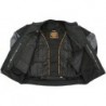 Milwaukee Leather Herren-Rennjacke aus gepanzertem Mesh,Fahrradjacken