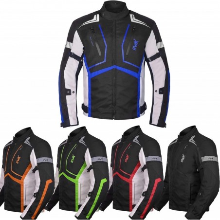 Motorradjacke für Herren, Textil, Motorrad,CE-gepanzert, wasserdicht