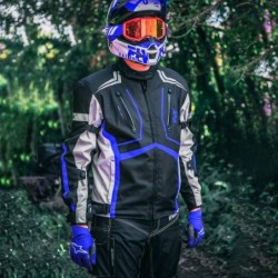 Motorradjacke für Herren, Textil, Motorrad,CE-gepanzert, wasserdicht