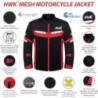 HWK Netz-Motorradjacke, Reiten, Air-Motorradjacke, atmungsaktiv