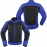 Netz-Motorradjacke für Herren,zum Reiten,Rennen,gepanzert,Blau