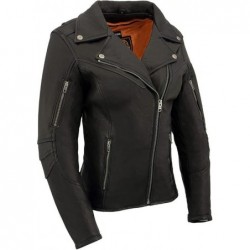 Milwaukee Leather Damen Motorradjacke Vented