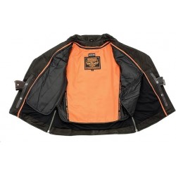 Milwaukee Leather Damen Motorradjacke Vented