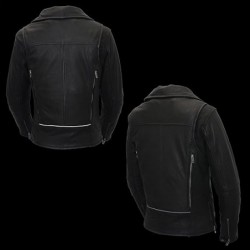 Milwaukee Leather Damen Motorradjacke Vented