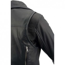 Milwaukee Leather Damen Motorradjacke Vented