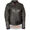 Milwaukee Leather King Damen Jacke,Schwarz