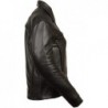 Milwaukee Leather King Damen Jacke,Schwarz