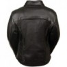 Milwaukee Leather King Damen Jacke,Schwarz