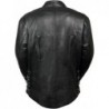 Milwaukee Leather MLL2520 Damen Motorradjacke Racer, Leder, Schwarz