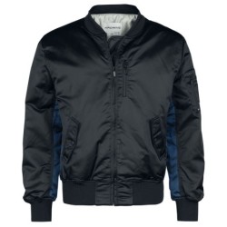 "Higher Piece" Bomberjacke schwarz von Knossi Größen:XL