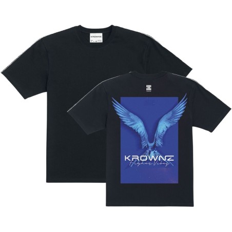 Higher Vibez Level Up Tee" T-Shirt schwarz von Knossi Größen:M