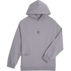 "Unlocked Hoodie" Kapuzenpullover grau von Knossi Größen:XXL