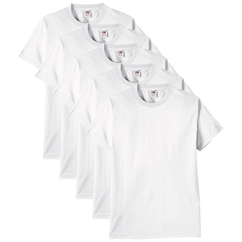 Fruit of the Loom Herren T-Shirt 5er-Pack Heavy Cotton Größen:L