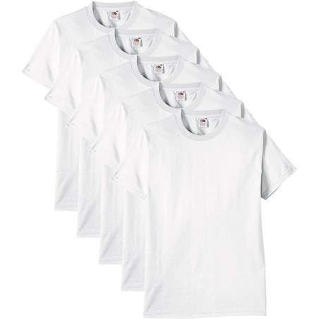 Fruit of the Loom Herren T-Shirt 5er-Pack Heavy Cotton Größen:L