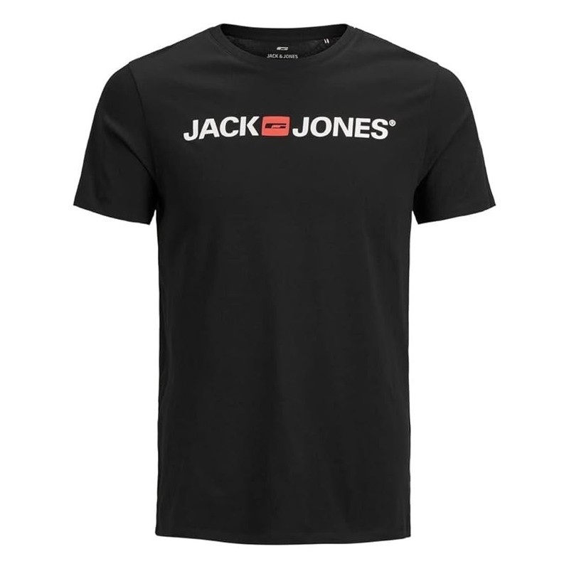 JACK & JONES Male T-Shirt Logo Rundhals T-Shirt Größen:XL