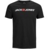 JACK & JONES Male T-Shirt Logo Rundhals T-Shirt Größen:XL