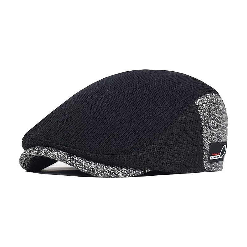 Herren Barett Cap Herbst Winter,Schirmmützen Cabbie Hunter Hat,Baskenmützen Flat Cap