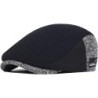 Herren Barett Cap Herbst Winter,Schirmmützen Cabbie Hunter Hat,Baskenmützen Flat Cap