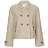 ONLAPRIL SHORT TRENCHCOAT CC Beige Size:M in stock